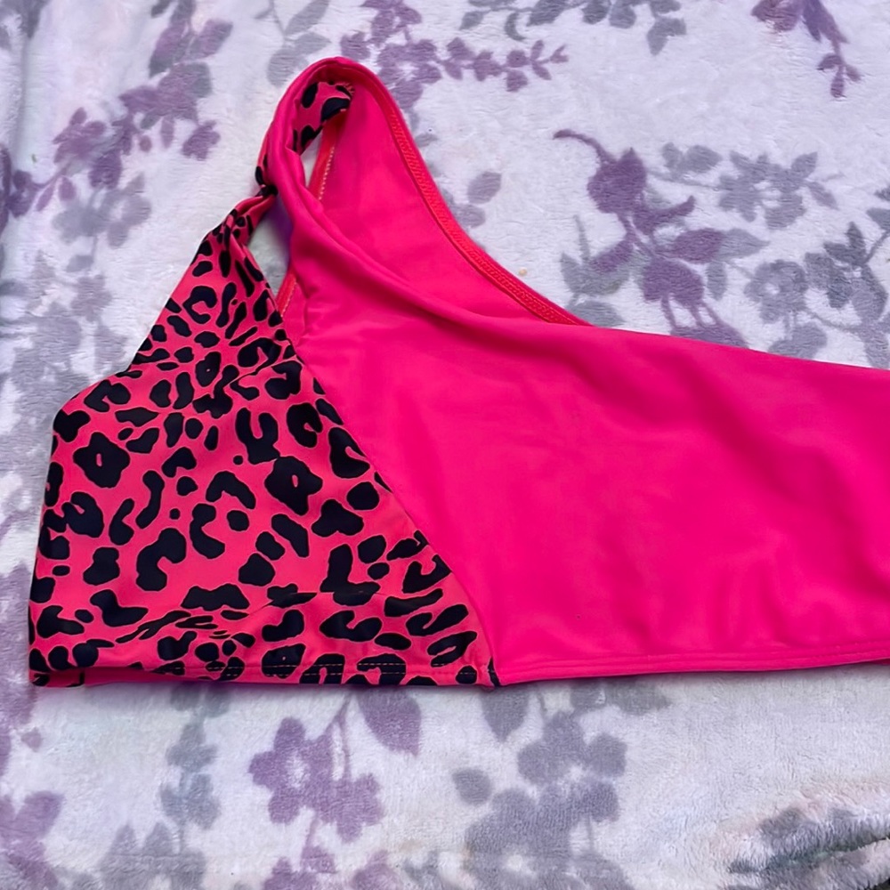 Hot pink swimsuit top